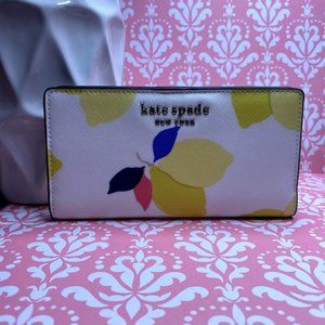 🍋Kate Spade Lemon Zest Bifold Wallet